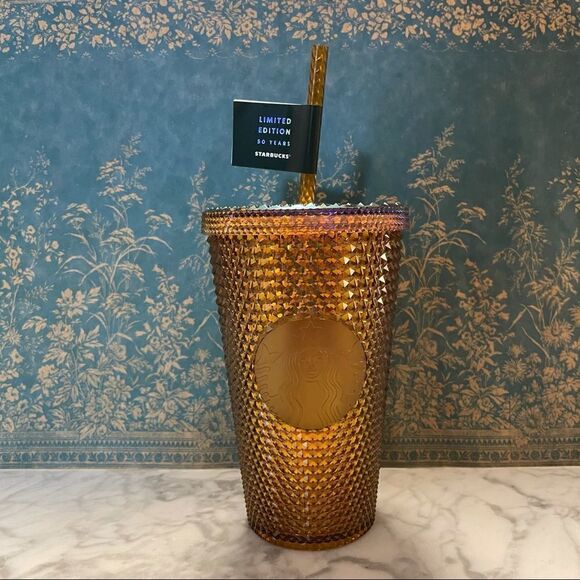 Starbucks 50th Anniversary Limited Edition Diamond Studded 16 oz. Tumbler Cup - Picture 1 of 5